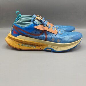 Nike ZoomX Zegama Trail 2 Blue Copper Moon Men's Sz 9.5Trail Running FD5190-401